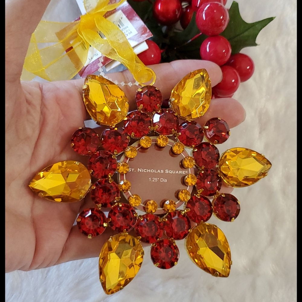St. Nicholas Square Photo gemstones snowflake NWT - Picture 3 of 7